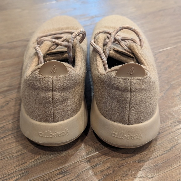 *LIMITED EDITION* Men's Allbirds Wool Runner Mizzle Sneakers - Hazy Beige - Picture 3 of 4